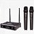 Microfone Sem Fio Duplo UHF TMJ 500 - TAGSOUND - Imagem 4