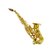 Sax Curvo Soprano Bb laqueado BSSC-1L - Benson - Imagem 1