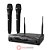 Microfone Profissional de Mão Duplo Sem fio K412M - KADOSH - Imagem 2