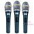 Kit 3 Microfones Profissionais Dinâmicos KIT K98 - KADOSH - Imagem 1