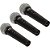 Kit 3 Microfones Profissionais Dinâmico Sv 100 - Shure - Imagem 2