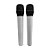 Microfone Duplo De Mão Sem Fio Ar200 Branco - Leson - Imagem 5