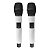 Microfone Duplo Sem Fio Profissional Ls916 Branco - Leson - Imagem 3