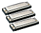 KIT Gaita 3 Harmônicas - Hohner Blues Band 559/20 (A, C, G ) - Imagem 3