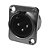 Conector XLR Macho Painel DLK XLR-003 - DATALINK - Imagem 1