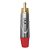 Conector RCA Macho Bucha Vermelha DLK RCA-002 - DATALINK - Imagem 4