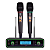 Microfone Sem Fio Duplo Recarregável Kadosh K 422m Rec - Imagem 1