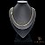 CORRENTE GRUMET 4 MM FECHO GAVETA DUPLO (60 CM) - BANHADO A OURO 18K - Imagem 2