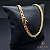 CORRENTE DUPLIX 4 MM COM FECHO GAVETA (70 CM) - BANHADO A OURO 18K - Imagem 1