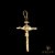 PINGENTE CRUZ INRI SOBREPOSTO - BANHADO A OURO 18K - Imagem 1