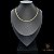 CHOKER ITALIANO 3 MM 35 CM + EXTENSOR (FECHO ARGOLINHA) - BANHADO A OURO 18K - Imagem 2