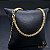 CHOKER ITALIANO 3 MM 35 CM + EXTENSOR (FECHO ARGOLINHA) - BANHADO A OURO 18K - Imagem 1