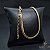 CHOKER LACRAIA P 4 MM - BANHADO A OURO 18K - Imagem 1