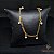 CHOKER GRUMET SLIM PONTO DE LUZ CRISTAL - BANHADO A OURO 18K - Imagem 1