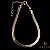PULSEIRA FITA 4 MM - BANHADO A OURO 18K - Imagem 1