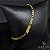 PULSEIRA 3X1 3 MM FECHO GAVETA (TAM. 21 CM) - BANHADO A OURO 18K - Imagem 2