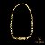 PULSEIRA 3X1 3 MM FECHO GAVETA (TAM. 21 CM) - BANHADO A OURO 18K - Imagem 1
