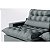 Sofá Retrátil e Reclinável 2,90m Com 4 Lugares Estrutura de Madeira Maciça Suede Cinza de Inverno - Volt - Home Mobily - Imagem 5