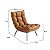 Kit 2 Poltronas Para Sala Costela Em Corino Terracota - Home Mobily - Imagem 4