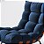 Kit 2 Poltronas Costela Em Veludo Azul - Imagem 6