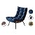 Poltrona Costela Em Suede Mar Profundo - Home Mobily - Imagem 3