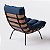 Poltrona Costela Em Suede Mar Profundo - Home Mobily - Imagem 5