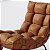 Kit 2 Poltronas Costela Com Puff Em Corino Marrom - Imagem 6