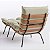 Poltrona Para Sala Costela Com Puff Em Suede Off White - Home Mobily - Imagem 8