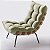 Kit 2 Poltronas Costela Em Veludo Off White - Imagem 8