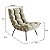 Kit 2 Poltronas Costela Em Veludo Off White - Imagem 4