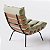Kit 2 Poltronas Costela Em Veludo Off White - Imagem 7
