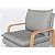 Kit Com 2 Poltronas Decorativa - Veludo Cinza  - Bela - Imagem 2