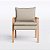 Kit Com 2 Poltronas Decorativa em Veludo Castor Cascalho - Bela - Imagem 5
