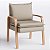 Kit Com 2 Poltronas Decorativa em Veludo Castor Cascalho - Bela - Imagem 7