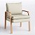 Kit Com 2 Poltronas Decorativa - Suede Bege - Bela - Home Mobily - Imagem 5