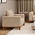 Poltrona Singapura Linho Bege Creme - Imagem 2