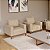 Poltrona Singapura Linho Bege Creme - Imagem 5