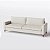 Sofá Living em Linho Off White Pérola 2,20m Viena - Imagem 6