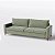 Sofá Living em linho verde 2,40m Viena - Home Mobily - Imagem 6