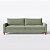 Sofá Living em linho verde 2,00m Viena - Home Mobily - Imagem 1