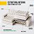 Sofá Living Chaise em Linho Verde 2,40m Viena - Home Mobily - Imagem 4