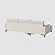 Sofá Living Chaise em Linho Off White 2,40m Viena - Home Mobily - Imagem 6