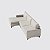 Sofá Living  Chaise em Linho Off White 2,70m Viena - Home Mobily - Imagem 7