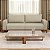 Sofá Living em Linho Palha 2,00m Singapura - Home Mobily - Imagem 2