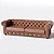 Sofá Living Chesterfield em Courino Terracota 2,00m - Home Mobily - Imagem 1