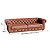 Sofá Living Chesterfield em Courino Terracota 2,00m - Home Mobily - Imagem 3
