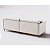 Sofá Living Modular 2,25m em Linho Off White Roma - Home Mobily - Imagem 5