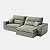 Sofá Retrátil e Reclinável 2,10m em Suede Real Castor - Atlanta - Home Mobily - Imagem 1