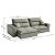 Sofá Retrátil e Reclinável 2,30m em Suede Real Castor - Atlanta - Home Mobily - Imagem 4