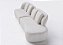 Sofá Living Modulado 3,90m em Boucle essência Off White - Van Gogh - Home Mobily - Imagem 5